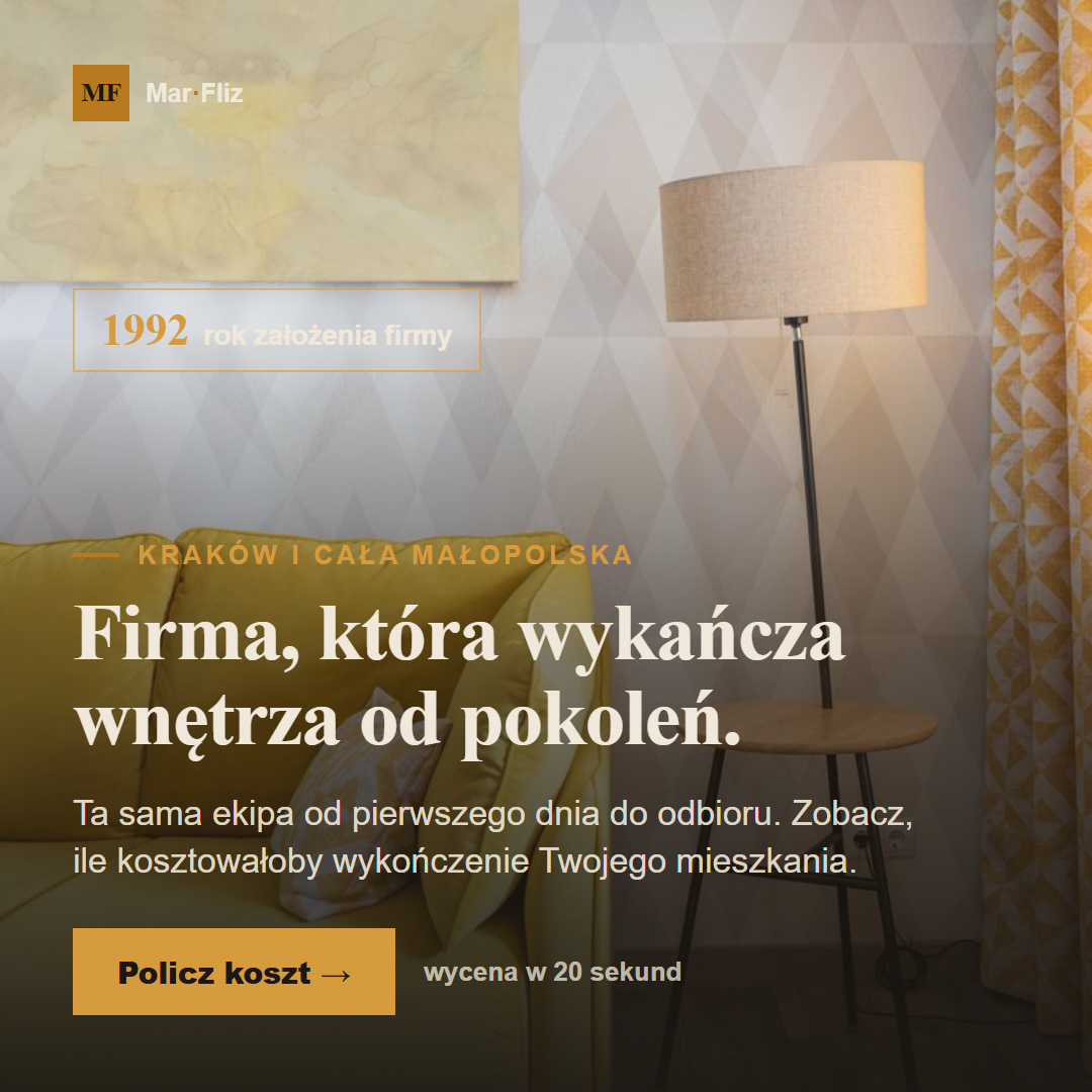 Kreacja reklamowa wariant B — Lokalny ekspert od pokoleń